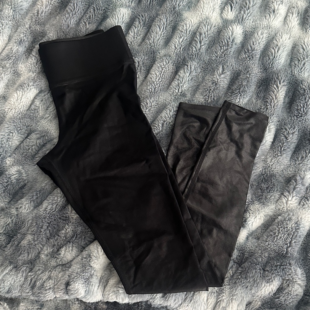 Carbon38 sheen Black High-Waisted Leggings xs
